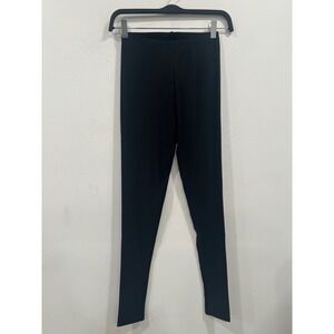 Plush Leggings Womens Small Black‎ New with tags Solid Slimming  Layering